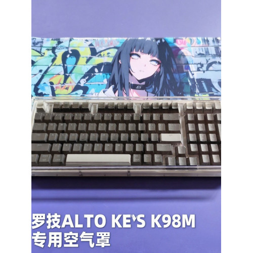 適用98鍵羅技K98M/98S/K75M亞克力鍵盤保護罩鍵盤防塵罩機械鍵盤