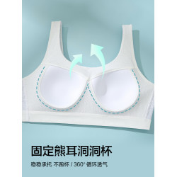 青春期少女發育內衣女大童運動背心初中學生無鋼圈高中生少女文胸