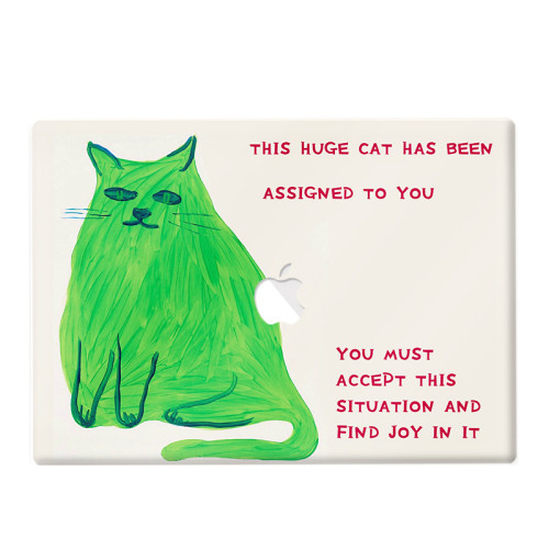 適用新款Macbook保護殼m3輕軟m4蘋果筆記型電腦套air 13薄殼透明m2pro13/14/15防摔2338卡通2442簡約畫數錢貓