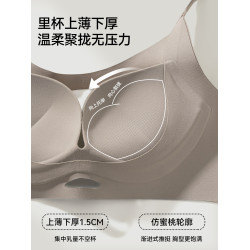 都市麗人內衣女小胸聚攏顯大收副乳防下垂反重力提拉無鋼圈文胸罩