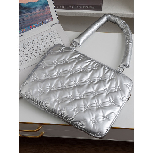 筆記型電腦包14寸單肩2025新款女高顔值百搭適用蘋果macbookair/pro13.3聯想小新華爲16內膽