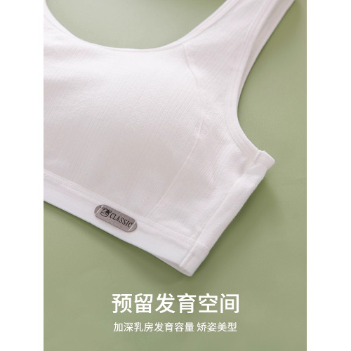 少女文胸學生女大童發育期內衣初高中青春期運動防震透氣背心女童