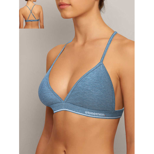 stonemen【源自澳洲】U背法式三角杯薄透氣無鋼圈美背文胸內衣女