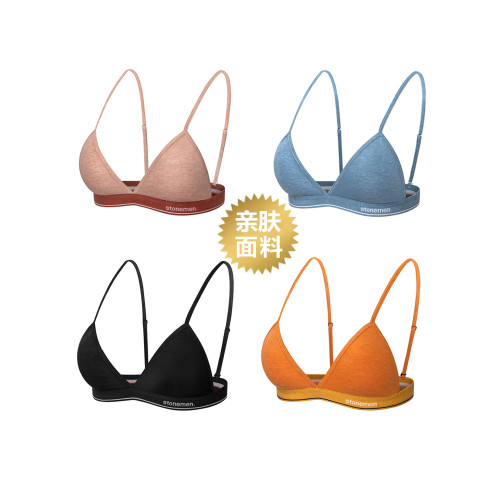 stonemen【源自澳洲】U背法式三角杯薄透氣無鋼圈美背文胸內衣女