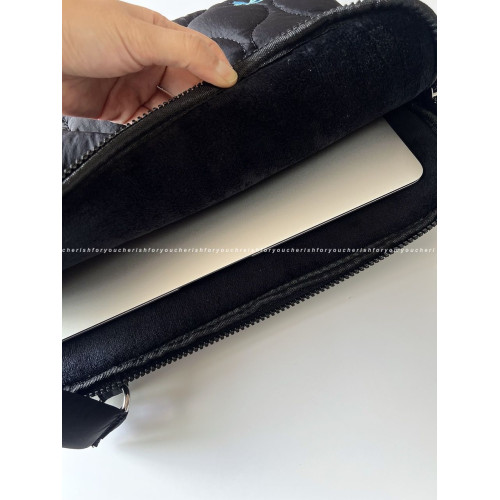 韓國新款蝴蝶手提電腦包MacBookm4筆記型電腦包14寸上課通勤單肩包手提電腦包16寸防摔少女心筆電保護套