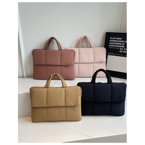 筆記型電腦包14寸手提女高顔值適用2025新款蘋果macbookair/pro13.3英寸簡約聯想華爲16內膽