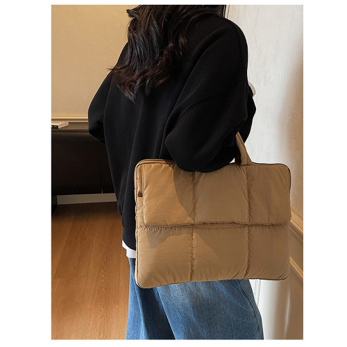 筆記型電腦包14寸手提女高顔值適用2025新款蘋果macbookair/pro13.3英寸簡約聯想華爲16內膽