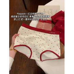 紅色內褲女士本命年女生2026新款純棉7a級抗菌檔親膚女款平角褲