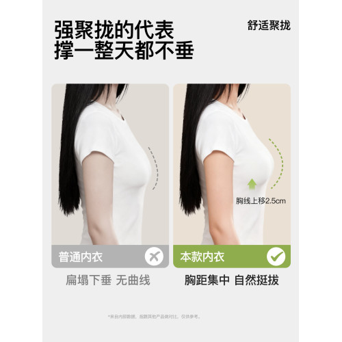 薄款碎花內衣女士小胸聚攏透氣無鋼圈收副乳防下垂少女無痕文胸罩