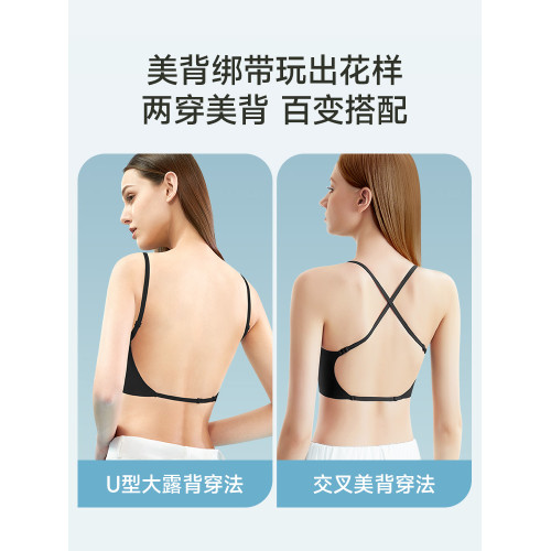 少女內衣隱形無痕舞蹈生專用高中大學生青少年女孩防下垂美背文胸
