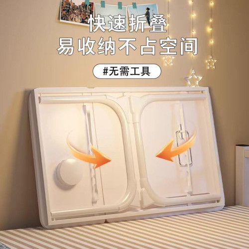 日本可升降床上小桌子電腦桌學習桌折曡桌簡約學生宿捨上下鋪書桌