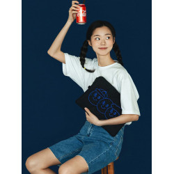 韓國ohlollyday小衆柔軟11寸iPad平板保護套macbook pro13/15寸華爲聯想蘋果筆記型電腦包男女個性防摔內膽包