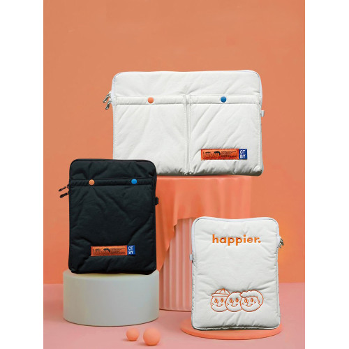 韓國ohlollyday小衆柔軟11寸iPad平板保護套macbook pro13/15寸華爲聯想蘋果筆記型電腦包男女個性防摔內膽包