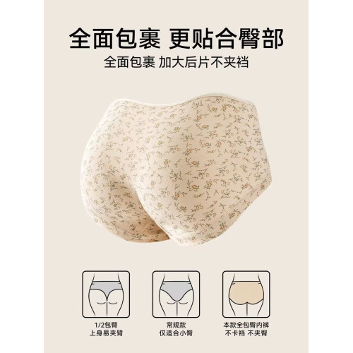 雅鹿內褲女士a類純棉7a級抗菌三角褲少女生2026新款全棉無痕短褲