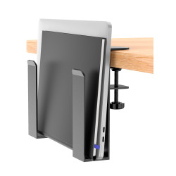 新款筆記型電腦支架桌面免打孔文件收納架辦公桌側邊收納架散熱架