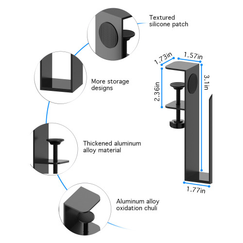 新款筆記型電腦支架桌面免打孔文件收納架辦公桌側邊收納架散熱架