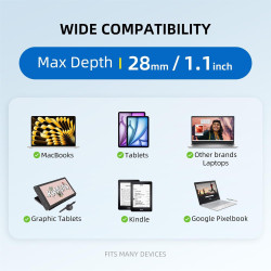 壁掛式桌下式筆記型電腦支架帶亞克力膠防刮墊 MacBook平板電腦
