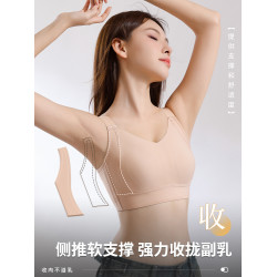 束胸內衣女大胸顯小胸薄款全罩杯無痕收副乳聚攏上托防下垂文胸罩