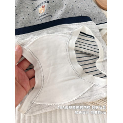 “英倫小熊”平角內褲女款純棉2025新款女生10A全棉襠女士小平角