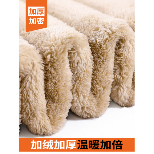 加絨褲子女2025秋冬季加厚羊羔絨棉褲衛褲寬鬆直筒運動褲濶腿褲女