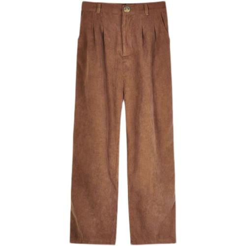 燈芯絨濶腿褲女2021秋冬新款寬鬆小衆百搭高腰直筒褲顯瘦休閒長褲