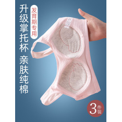 少女內衣發育期抹胸內衣初高中學生兒童純棉內衣青春期小背心文胸