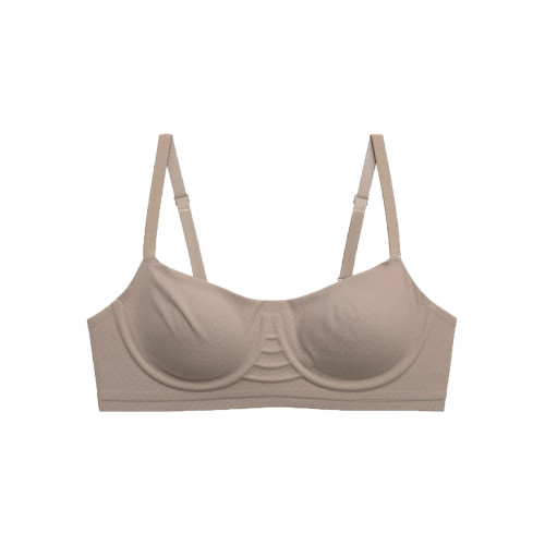 裸感冰肌大胸顯小薄款內衣女無鋼圈無痕上托防下垂舒適果凍文胸 裸感冰肌大胸顯小薄款內衣女無鋼圈無痕上托防下垂舒適果凍文胸