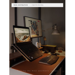 Alightstone筆記型電腦支架桌面增高托架可調節懸空架子底座螢幕