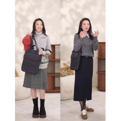 2025新款適用蘋果筆記型電腦包14寸手提高級感單肩包大容量多用途托特包簡約通勤ipad收納防護包15.6/16英寸