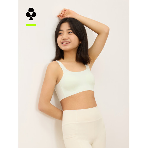 有棵樹少女文胸防震運動青春期發育期9至16初高中生無尺碼內衣女