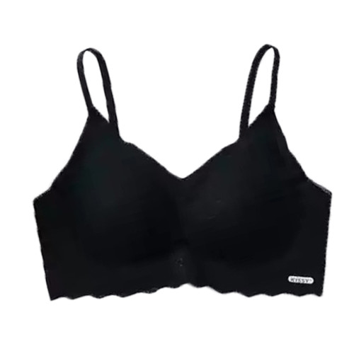 kissy內衣鉑金吊帶款U背款一片式細肩帶無鋼圈文胸收副乳背心式罩