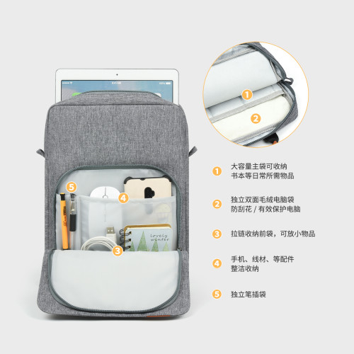 聖唯佳11寸平板電腦收納包適用matepad11.5s蘋果ipad男女外出攜帶通勤包大容量收納13寸14寸筆電單肩斜後後背包