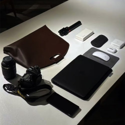 jackspark適用於筆記型電腦手提包macbookpro13.3air15.6英寸matebook14寸華爲16小新air高級感公文包女