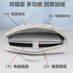 適用2025拯救者Y7000p電腦包16英寸Y9000p筆電手提單肩包15.6寸斜背後後背包r9000x/r7000遊戯本袋可放機械鍵盤