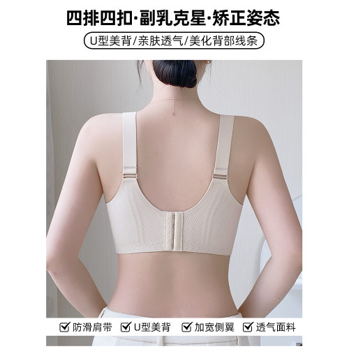 哺乳專用舒適內衣女懷孕期大碼産後喂奶薄款無痕承托防垂透氣胸罩