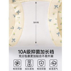 內褲女款純棉抗菌全棉加長襠女士2026新款中腰全包臀女生三角短褲