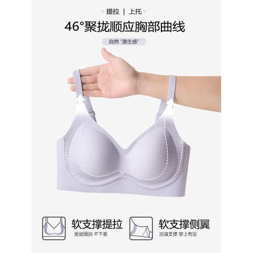 貓人孕婦內衣孕期專用不勒胃提拉聚攏防下垂收副乳無痕無鋼圈文胸