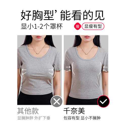 千奈美大胸顯小內衣全罩杯薄款防下垂無鋼圈全包收副乳調整型文胸