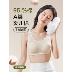 都市麗人少女內衣初高中生二三階段發育期青春期文胸純棉背心A類