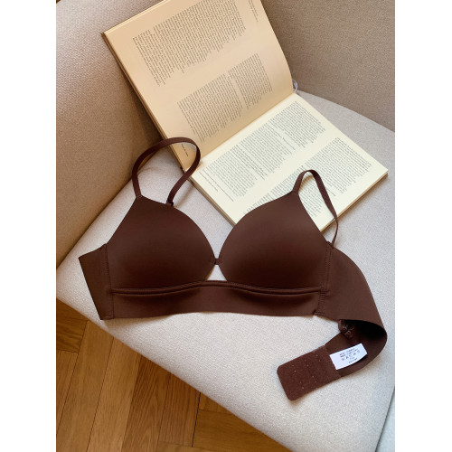 馨幫幫Bra 細肩帶鏤空小胸聚攏內衣女無鋼圈防下垂無痕透氣文胸罩