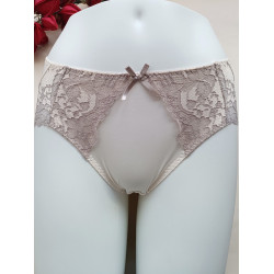 黛家出口日本原單女士內褲 中腰舒適無痕蕾絲牛奶絲超美包臀