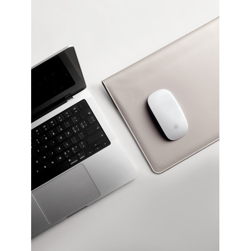 適用於蘋果MacBookPro13.3MacBookAir13.6寸15.3寸16.2寸電腦包內膽包M3M4輕薄簡約真皮保護套防水通勤保護殼