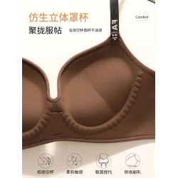 加厚6cm小胸平胸專用顯大聚攏內衣女無鋼圈上托收副乳秋冬文胸罩
