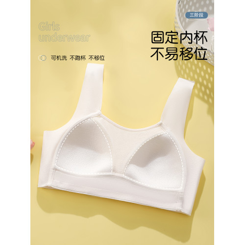 貓人少女內衣發育期初高中學生青少年二階段運動防震背心女童文胸