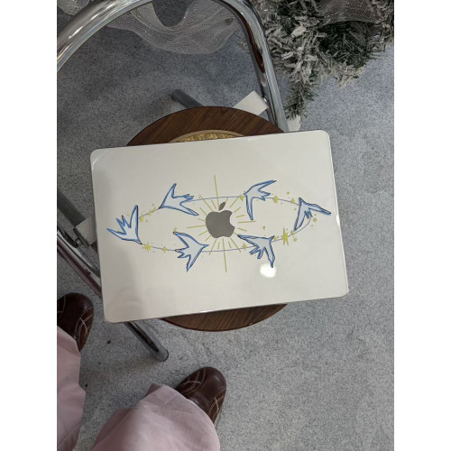 lukastore【自由鳥】原創手繪設計感筆電macbook電腦保護殼airm4m5