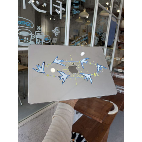 lukastore【自由鳥】原創手繪設計感筆電macbook電腦保護殼airm4m5