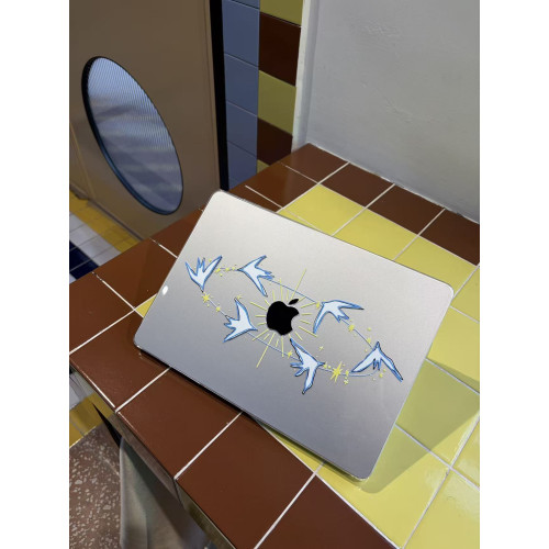 lukastore【自由鳥】原創手繪設計感筆電macbook電腦保護殼airm4m5
