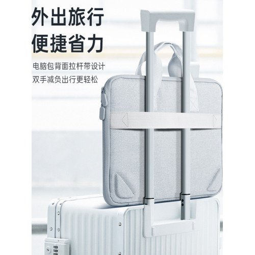 適用華爲小米14寸電腦包macbook蘋果電腦保護套15超輕尼龍手提包