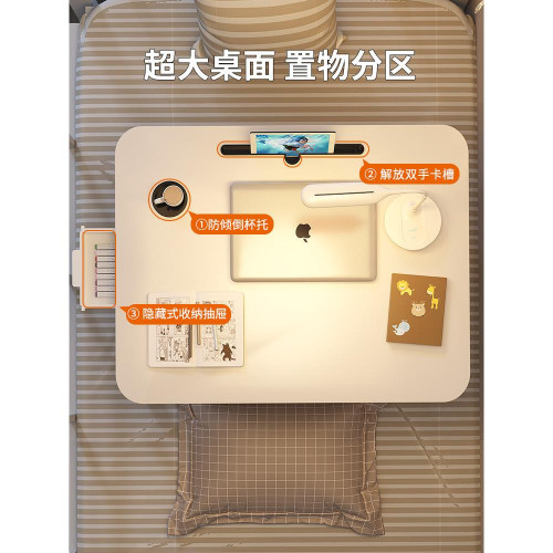 日本精工床上小桌子可折曡桌筆記型電腦桌書桌家用簡易飄窗