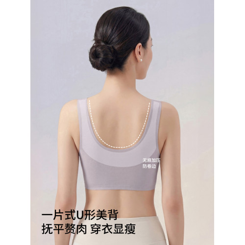 貓人媽媽內衣文胸中老年專用適型防下垂無鋼圈前開釦無痕大碼胸罩